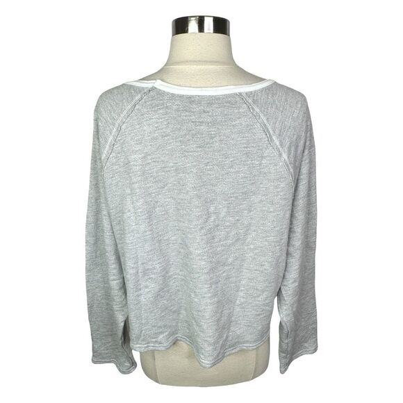 We The Free x Free People Oversized Cropped Sweatshirt - Size Small - Picture 3 of 4